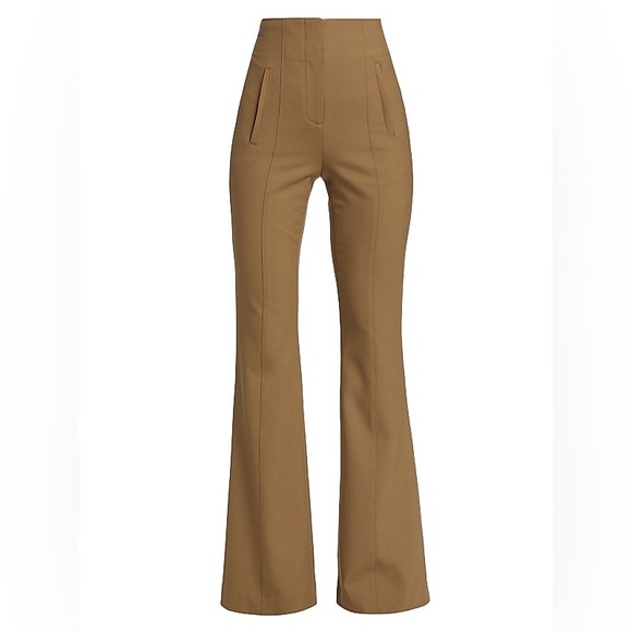 Veronica Beard Tan Boot Cut Pants - Picture 1 of 6